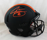 Jarvis Landry Autographed Cleveland Browns F/S Eclipse Speed Authentic Helmet - JSA W Auth *Orange