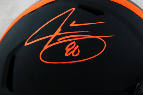 Jarvis Landry Autographed Cleveland Browns F/S Eclipse Speed Authentic Helmet - JSA W Auth *Orange