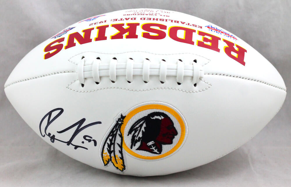 Ryan Kerrigan Autographed Washington Redskins Logo Football- JSA W Authenticated