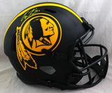 Ryan Kerrigan Autographed Washington Redskins F/S Eclipse Speed Helmet- JSA W Auth *Yellow