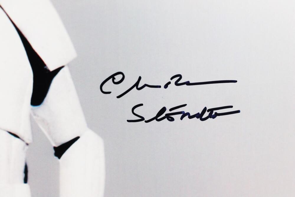 Chris Bunn Autographed Full Body 16x20 Photo w/ Stormtrooper - JSA Auth *Black
