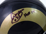 Aeneas Williams Autographed St. Louis Rams 00-16 TB Mini Helmet w/HOF - Beckett W Auth