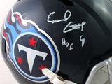 Earl Campbell Autographed Titans Full Size Speed Helmet w/HOF- JSA W Auth *White