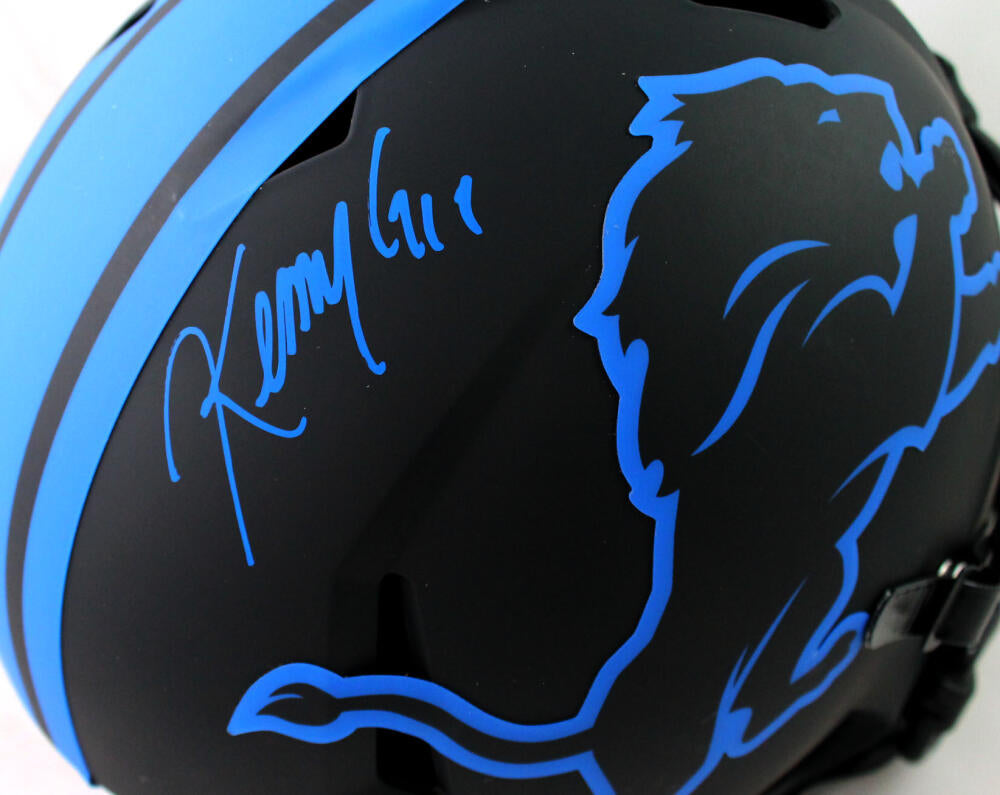 Kenny Golladay Autographed Detroit Lions F/S Eclipse Speed Helmet - JSA W Auth *Blue Image 2