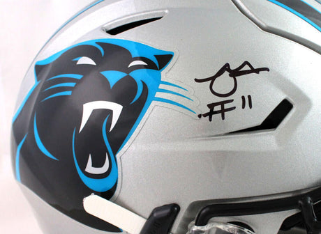Robby Anderson Autographed Carolina Panthers F/S SpeedFlex Helmet - Beckett W Auth *Black