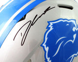 D'Andre Swift Autographed Detroit Lions F/S Speed Authentic Helmet - Fanatics Auth *Black