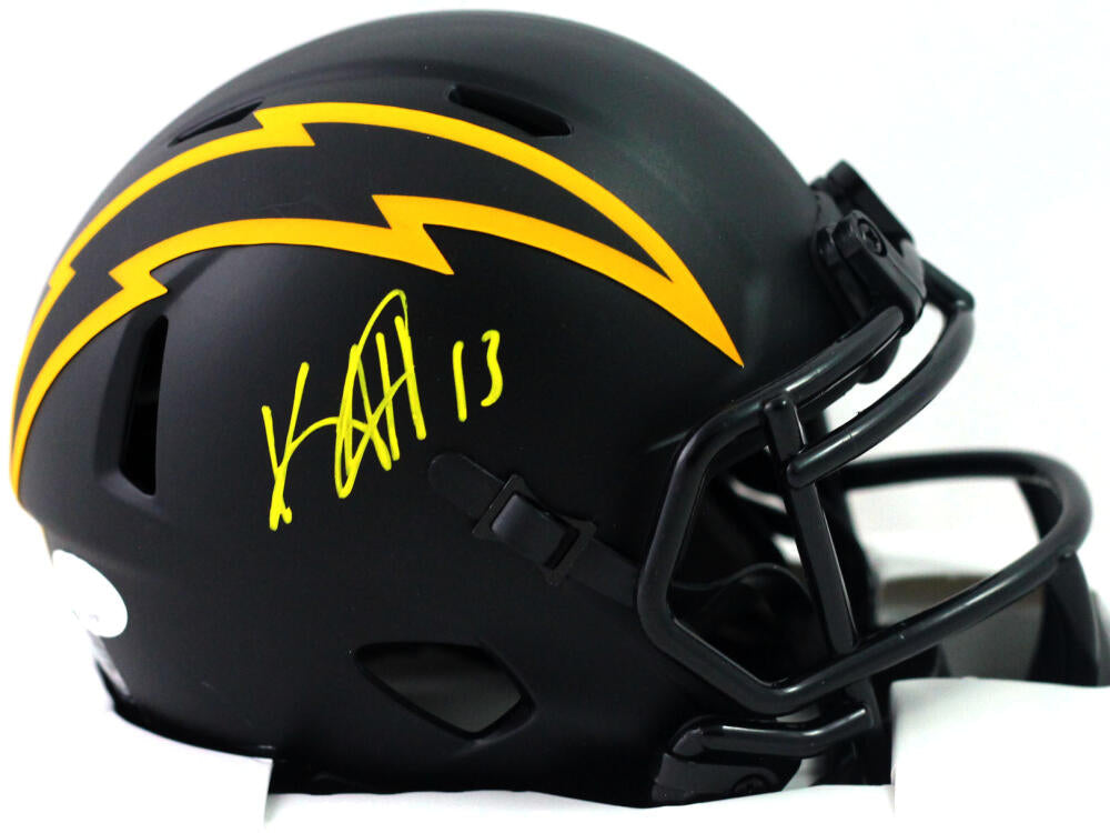 Keenan Allen Autographed Los Angeles Chargers Eclipse Speed Mini Helmet - JSA W Auth *Yellow