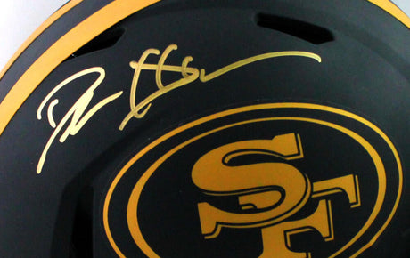 Deion Sanders Autographed San Francisco 49ers F/S Eclipse Authentic Helmet - Beckett W *Gold
