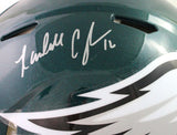 Randall Cunningham Autographed Eagles Authentic Speed F/S Helmet- Beckett W *Sil