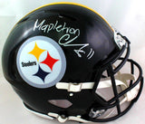 Chase Claypool Signed Steelers F/S Speed Authentic Helmet w/ Insc- Beckett W*Silver