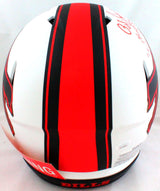 OJ Simpson Autographed Buffalo Bills Lunar Authentic Helmet w/2 insc. - JSA W *Red