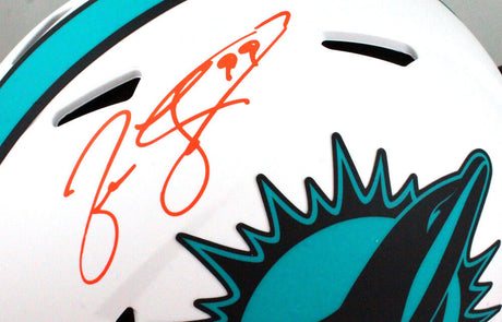 Jason Taylor Signed Miami Dolphins Authentic Lunar F/S Helmet- Beckett W *Orange