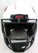 Deion Sanders Signed Atlanta Falcons Lunar Speed Authentic F/S Helmet- Beckett W *Red Image 3