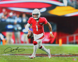 Kyler Murray Autographed Arizona Cardinals Eagle Eye White Cleats 16x20 Photo- Beckett W *Black