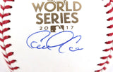Carlos Correa Autographed 2017 World Series Rawlings OML Baseball- JSA W Auth Image 2