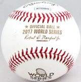 Carlos Correa Autographed 2017 World Series Rawlings OML Baseball- JSA W Auth Image 3