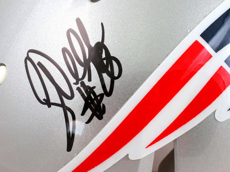 Corey Dillon Autographed Patriots F/S Speed Authentic Helmet -Beckett Hologram *Black