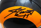 Jim Everett Autographed Los Angeles Rams 81-99 TB Mini Helmet- JSA W Auth