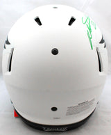 Miles Sanders Autographed Eagles F/S Lunar Authentic Speed Helmet- JSA W *Green Image 4