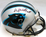 Wesley Walls Autographed Carolina Panthers Mini Helmet - JSA W Auth *Black