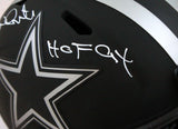 Randy White Autographed Dallas Cowboys Eclipse Mini Helmet w/ HOF - Beckett W Hologram *White