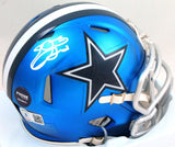 Emmitt Smith Autographed Dallas Cowboys Blaze Mini Helmet-Beckett W Hologram *White
