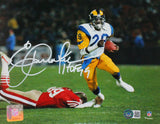 Eric Dickerson Autographed Los Angeles Rams 8x10 Running W/ HOF-Beckett W Hologram