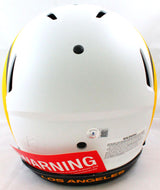 Faulk/Dickerson Signed Rams Lunar Speed Authentic FS Helmet w/ HOF- Beckett W Hologram *Black Image 4
