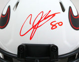Andre Johnson Autographed Houston Texans Lunar Speed Mini Helmet - JSA W Auth *Red Image 2