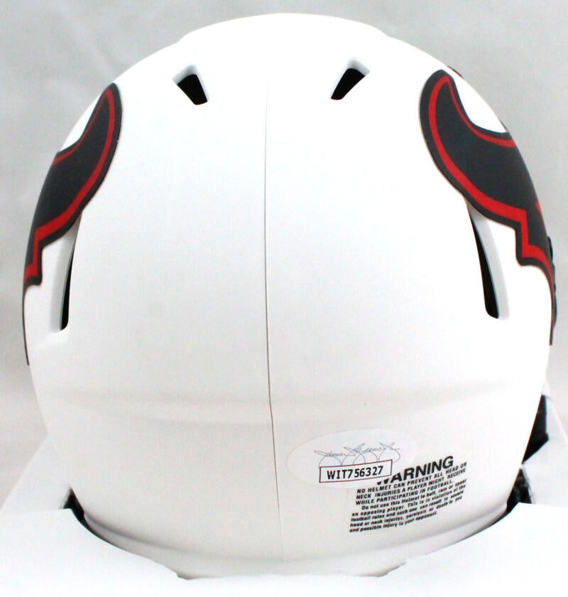 Andre Johnson Autographed Houston Texans Lunar Speed Mini Helmet - JSA W Auth *Red Image 3