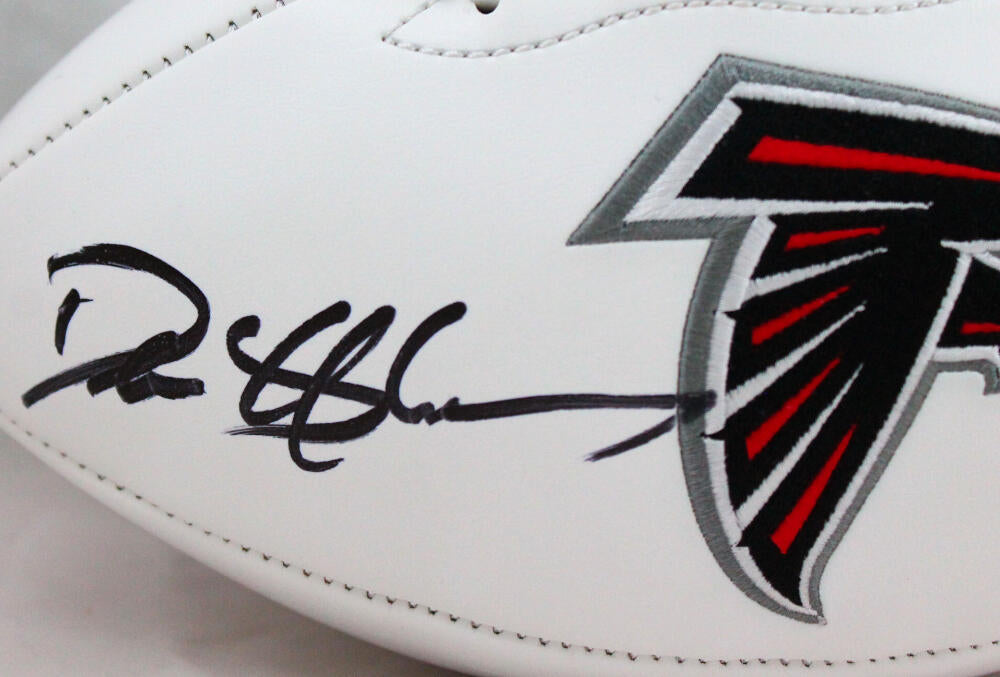 Deion Sanders Autographed Atlanta Falcons Logo Football-Beckett W Hologram  Image 2