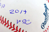 Yuli Gurriel Autographed Rawlings OML Baseball w/Insc. - JSA W Auth *Blue