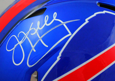 Jim Kelly Autographed Buffalo Bills F/S Flash Speed Authentic Helmet-JSA W *White