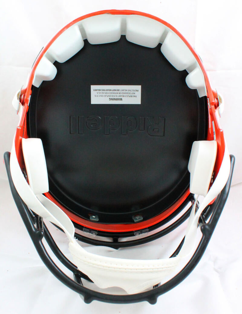 Ja'Marr Chase Autographed Cincinnati Bengals F/S Speed Helmet -Beckett W Hologram *Black Image 5
