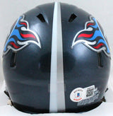 AJ Brown Autographed Tennessee Titans Speed Mini Helmet-Beckett W Hologram *Silver