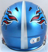 AJ Brown Signed Tennessee Titans Flash Speed Mini Helmet-Beckett W Hologram *White Image 3