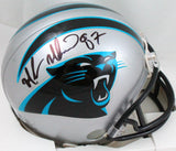 Muhsin Muhammad Autographed Carolina Panthers Mini Helmet-Beckett W Hologram *Black