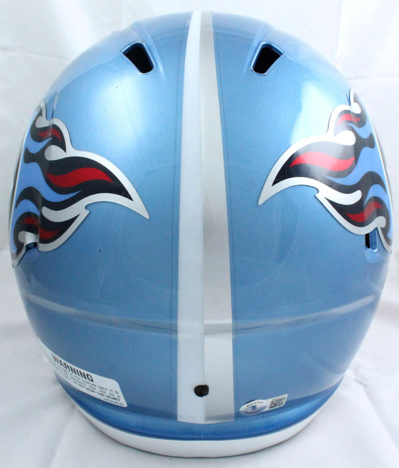 AJ Brown Autographed Tennessee Titans F/S Flash Speed Helmet-Beckett W Hologram *White Image 4