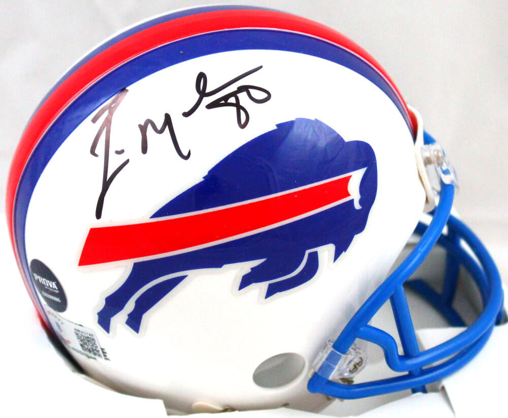 Eric Moulds Autographed Buffalo Bills 76-83 Mini Helmet-Beckett W Hologram *Black