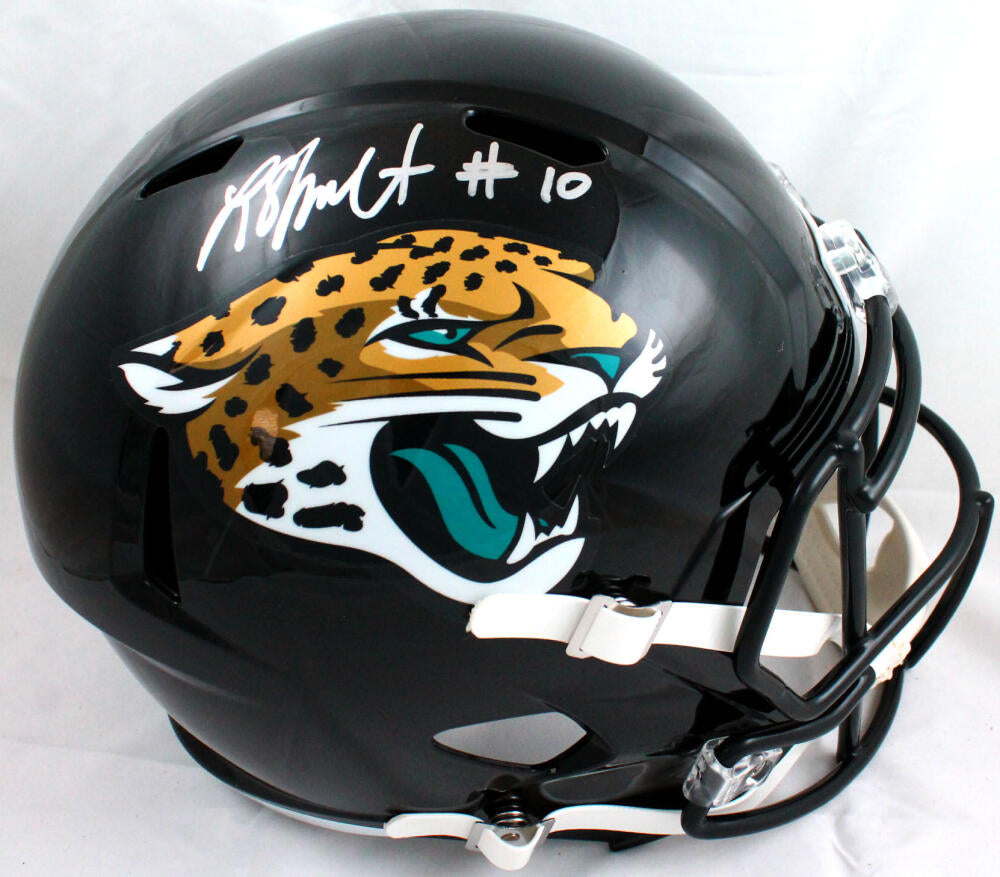 Laviska Shenault Jr Autographed Jacksonville Jaguars F/S Speed Helmet-Beckett W Hologram *Silver Image 1