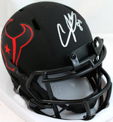 Andre Johnson Autographed Houston Texans Eclipse Speed Mini Helmet-JSA W Auth *Silver Image 1