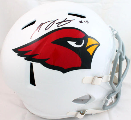 AJ Green Autographed Arizona Cardinals F/S Speed Helmet- Beckett W Hologram Image 1
