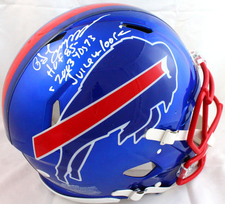 OJ Simpson Autographed Buffalo Bills F/S Flash Speed Authentic Helmet w/3 Insc.-JSA W *White Image 1