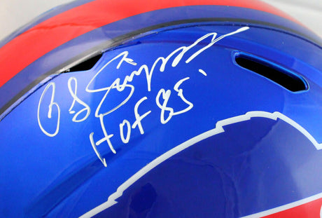 OJ Simpson Autographed Buffalo Bills F/S Flash Speed Helmet w/HOF-JSA W *White Image 2