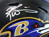 Ricky Williams Autographed Baltimore Ravens Speed Mini Helmet w/SWED-Beckett Hologram *Silver Image 2