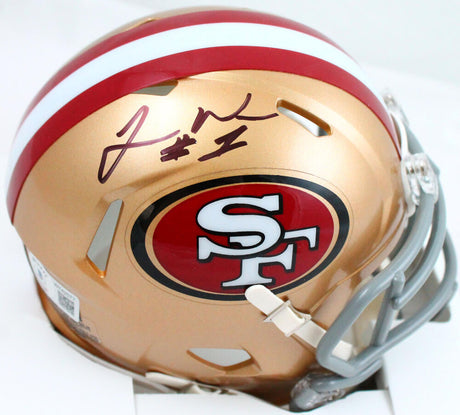 Jimmie Ward Autographed San Francisco 49ers Speed Mini Helmet-Beckett W Hologram *Black Image 1