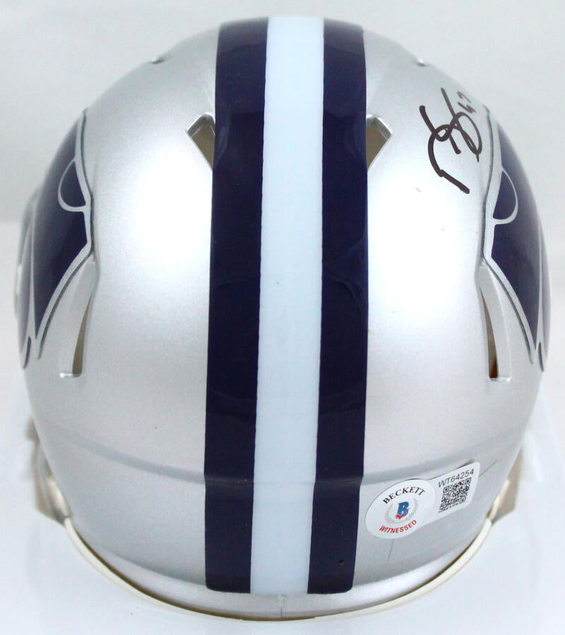 Darren Sproles Autographed Kansas State Speed Mini Helmet- Beckett W Hologram *Black Image 3