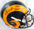 Eric Dickerson Autographed F/S LA Rams 81-99 Speed Authentic Helmet w/2Insc.-Beckett W Hologram *Black Image 1