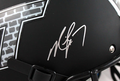 Michael Vick Autographed Virginia Tech F/S Schutt Helmet-Beckett W Hologram *Silver Image 2