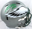 Miles Sanders Autographed Philadelphia Eagles F/S Flash Speed Helmet-Beckett W Hologram *Green Image 1